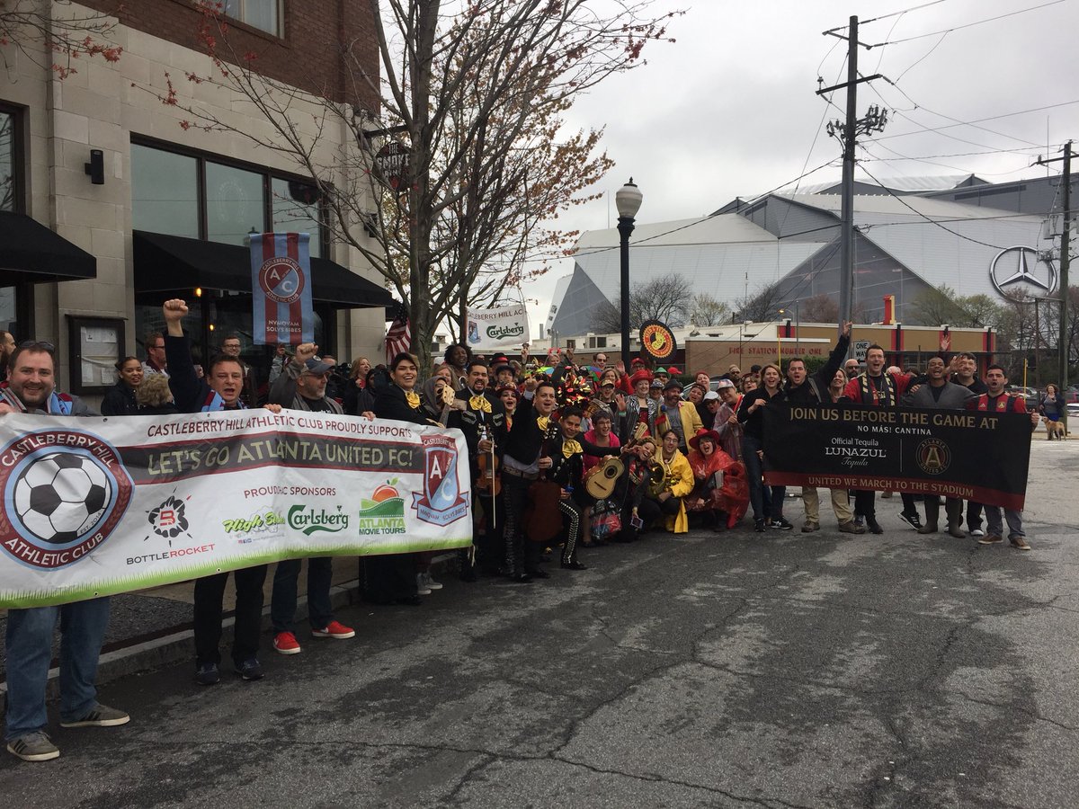 Yay <a href="/ATLUTD/">Atlanta United FC</a> and <a href="/CastleberryAC/">Castleberry Hill Athletic Club</a> #ATLUTD #uniteandconquer