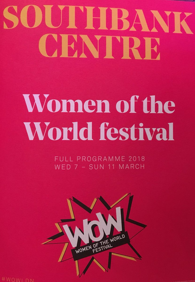 LeahLynnJewett's tweet photo. “We love being different. We don’t want to have to negotiate our place in the sun”: @JudeKelly_ talking about #intersectonality, inclusion in someone else’s definition of being normal, discrimination, able-bodieness, #LGBT issues & white #privilege at #WOWFest2018 #WOWldn #IWD18 https://t.co/PnzK16auWC