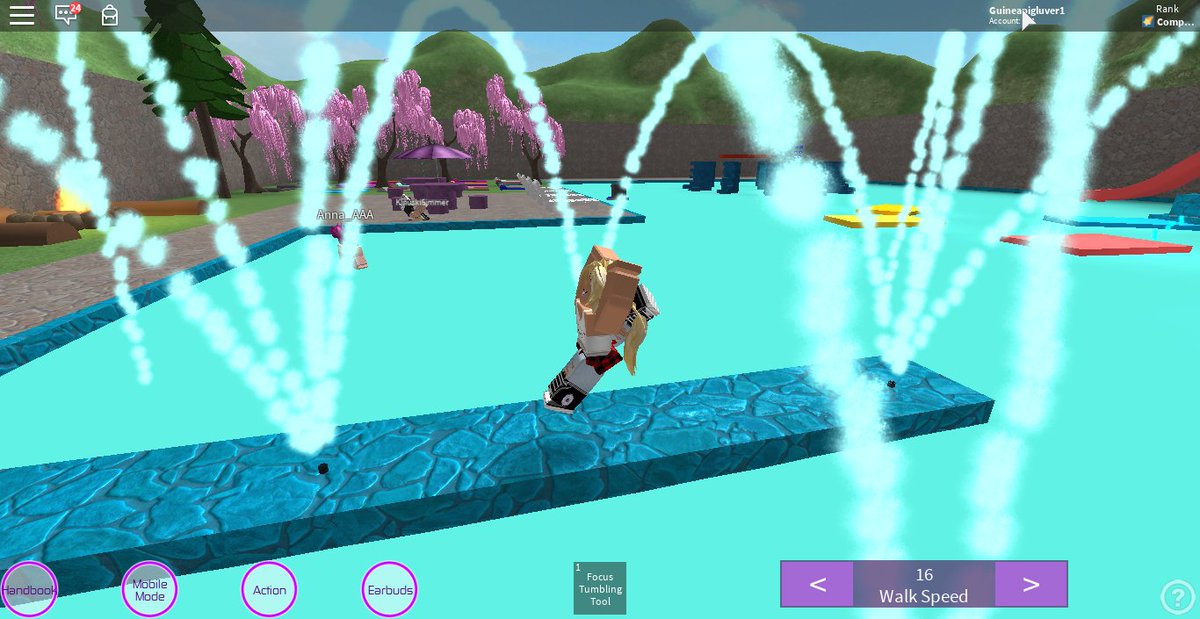 guinearblx's tweet photo. Just doing some handstands and leaps around Focus... @MimiDevRblx https://t.co/uLHGM414Nk