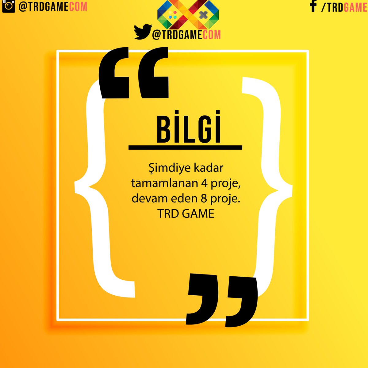 trdgamecom's tweet photo. Şimdiye kadar,
tamamlanan 4 proje,
devam eden 8 proje.
TRD GAME
#Game #TRdgame https://t.co/URNTFbK2Rr