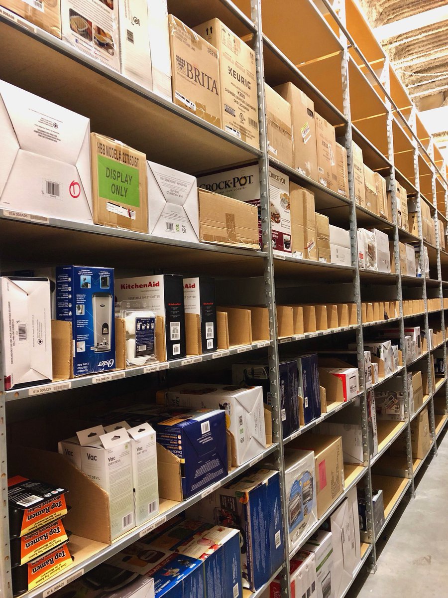 Sales at the front of the store start with productivity and efficiency in the back! Always thankful for the #T2596 Backroom team!