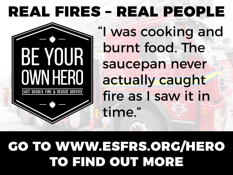 If you snooze, you lose – falling asleep is one of the biggest causes of fires in the home, make sure you don’t cook when sleepy. #BeYourOwnHero ow.ly/PkhW30iR6I3