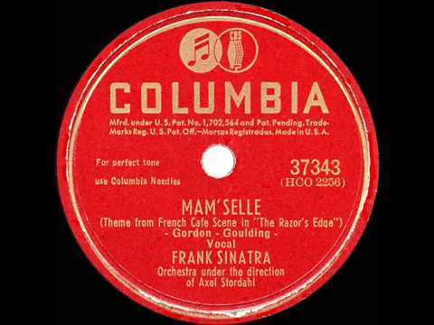 franksinatra's tweet photo. #FrankSinatra recorded two songs on 3/11/1947: "Stella by Starlight" and "Mam'selle," the latter of which became a Top 10 single.
Listen to the 1960 re-recording of "Mam'selle" on @CapitolRecords' 'Nice 'N' Easy': https://t.co/8R3KdwxRRg https://t.co/iADx6sgAkk