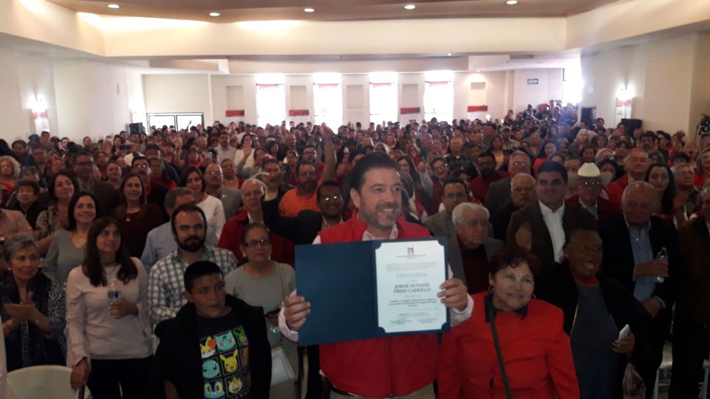 Es un honor y un privilegio tomar protesta como candidato del PRI a la presidencia municipal de Nogales. Vamos a recuperar Nogales.