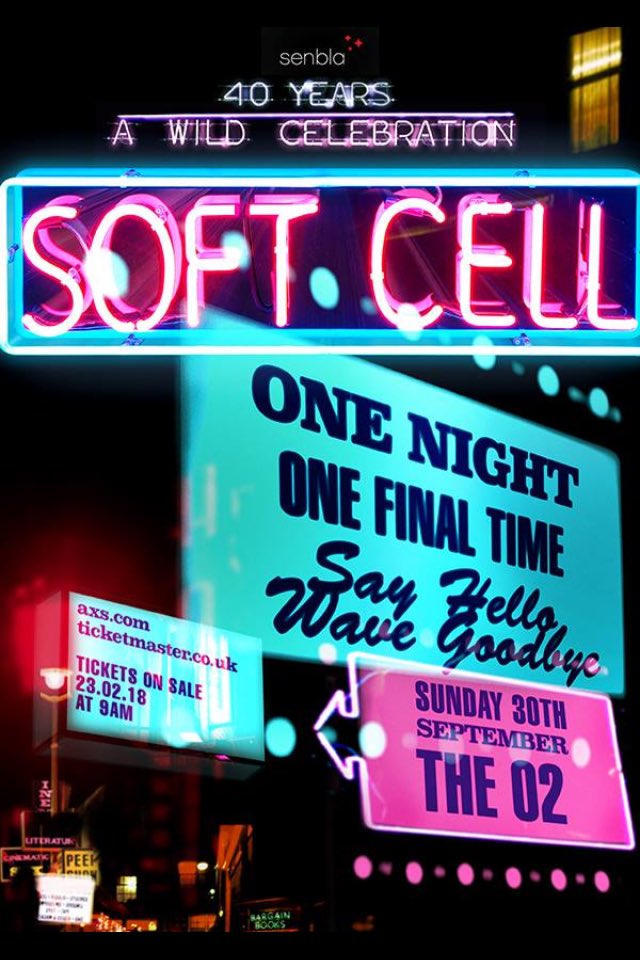 soft_cell's tweet image. Tickets on sale now ! @MarcAlmond  @dbelectrode