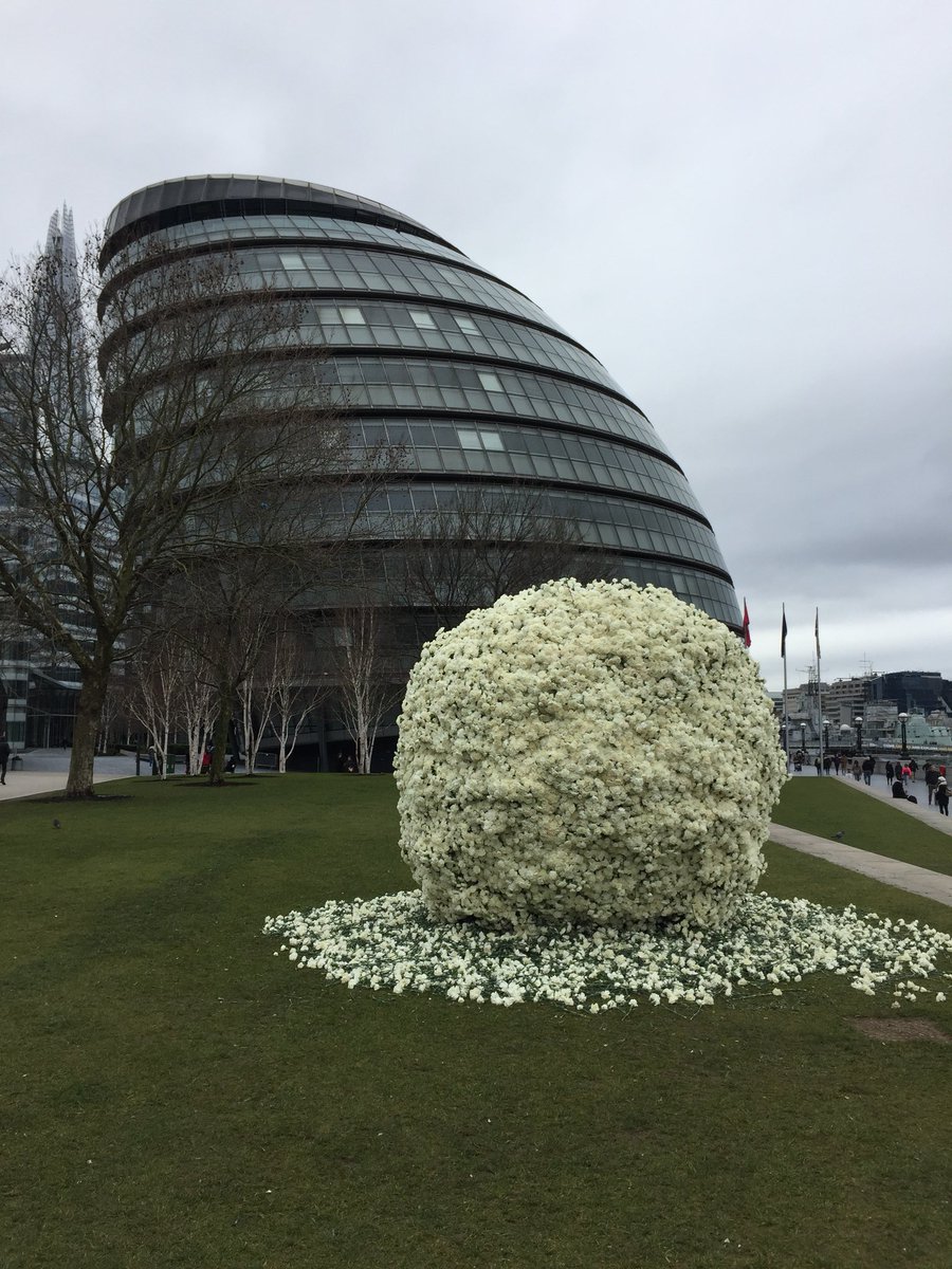 Huge thanks to <a href="/motherlondon/">Mother London</a> <a href="/wormlondon/">WORM</a> and DesignCrewLtd for working so hard to create the #54k flower sculpture to highlight #maternitydiscrimination on #mothersday! The campaign for the fair treatment of mothers at work continues!
