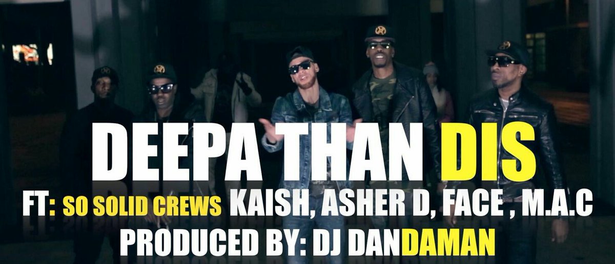 #UKG SO SOLID CREW "DEEPA THAN DIS" uploading 2night YouTube GROUNDUPTV FT. <a href="/DANDAMANSOSOLID/">DANDAMANSOSOLID</a>, KAISH, ASHER D, FACE, MAC. #SoSolidCrew