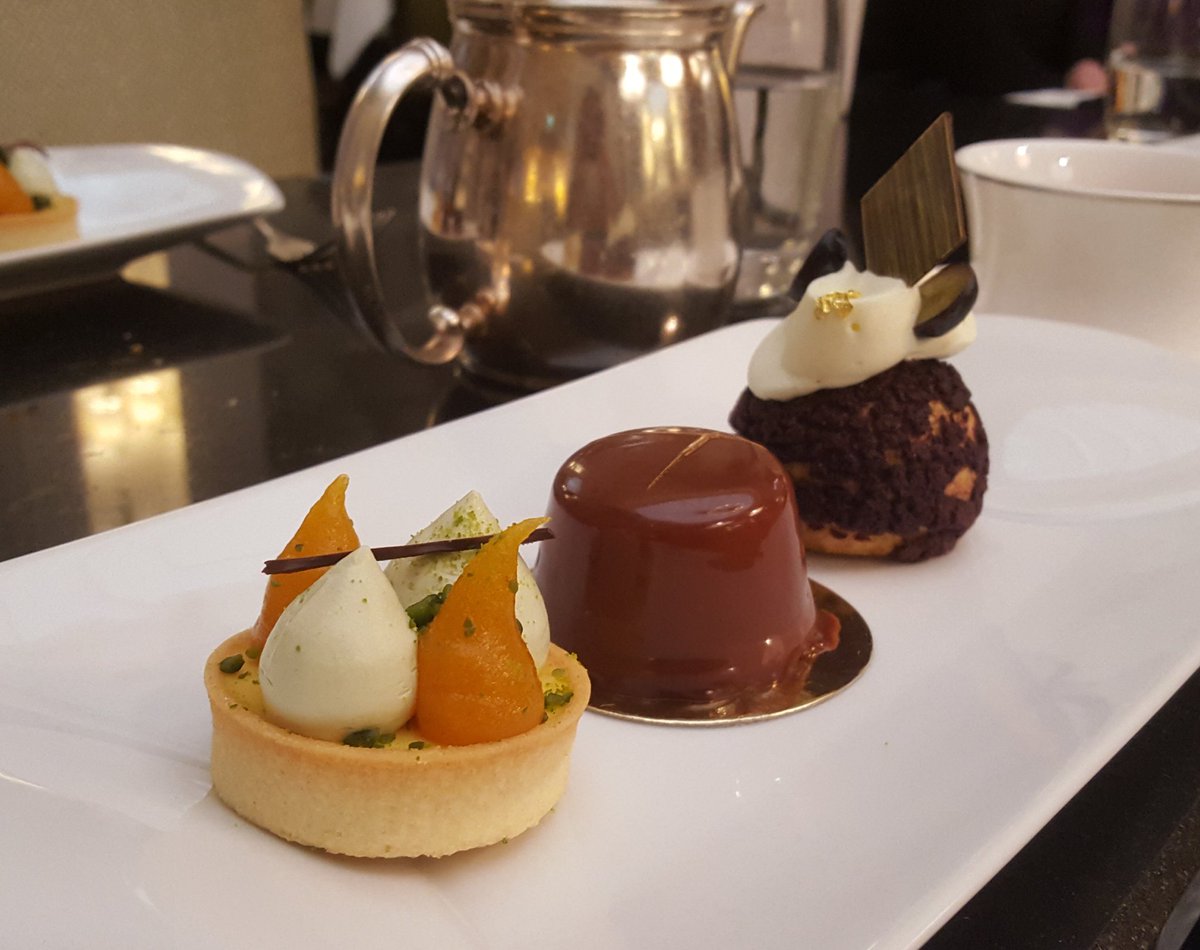 Beautiful desserts at afternoon tea in <a href="/The_Balmoral/">The Balmoral</a> #edinburgh #mothersday