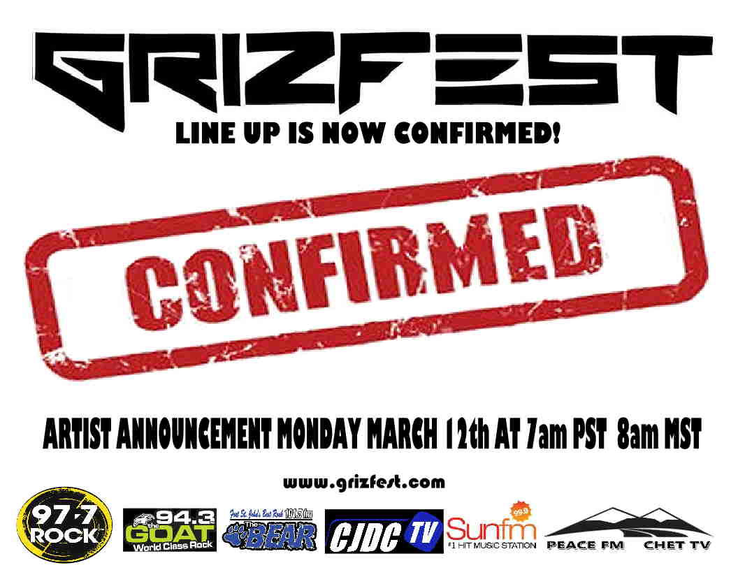 grizfest's tweet photo. Who's ready for our line up announcement?? https://t.co/Q0VXXPq3vy