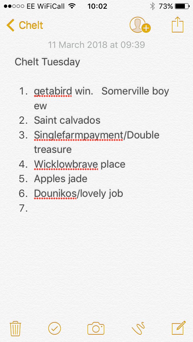 comeracingtips's tweet image. CHELTENHAM Tuesday Tips!