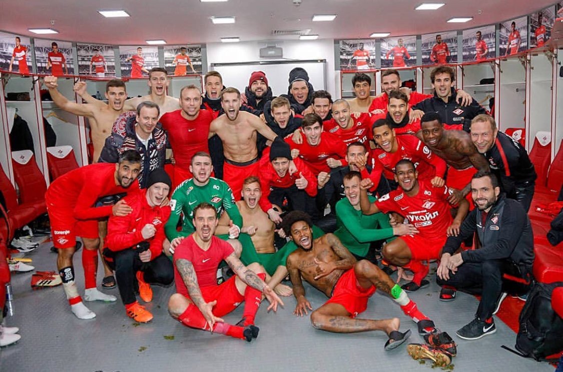 SofianeHanni's tweet image. So happy to win my first game in Russian league. Let’s continue... #fcspartak