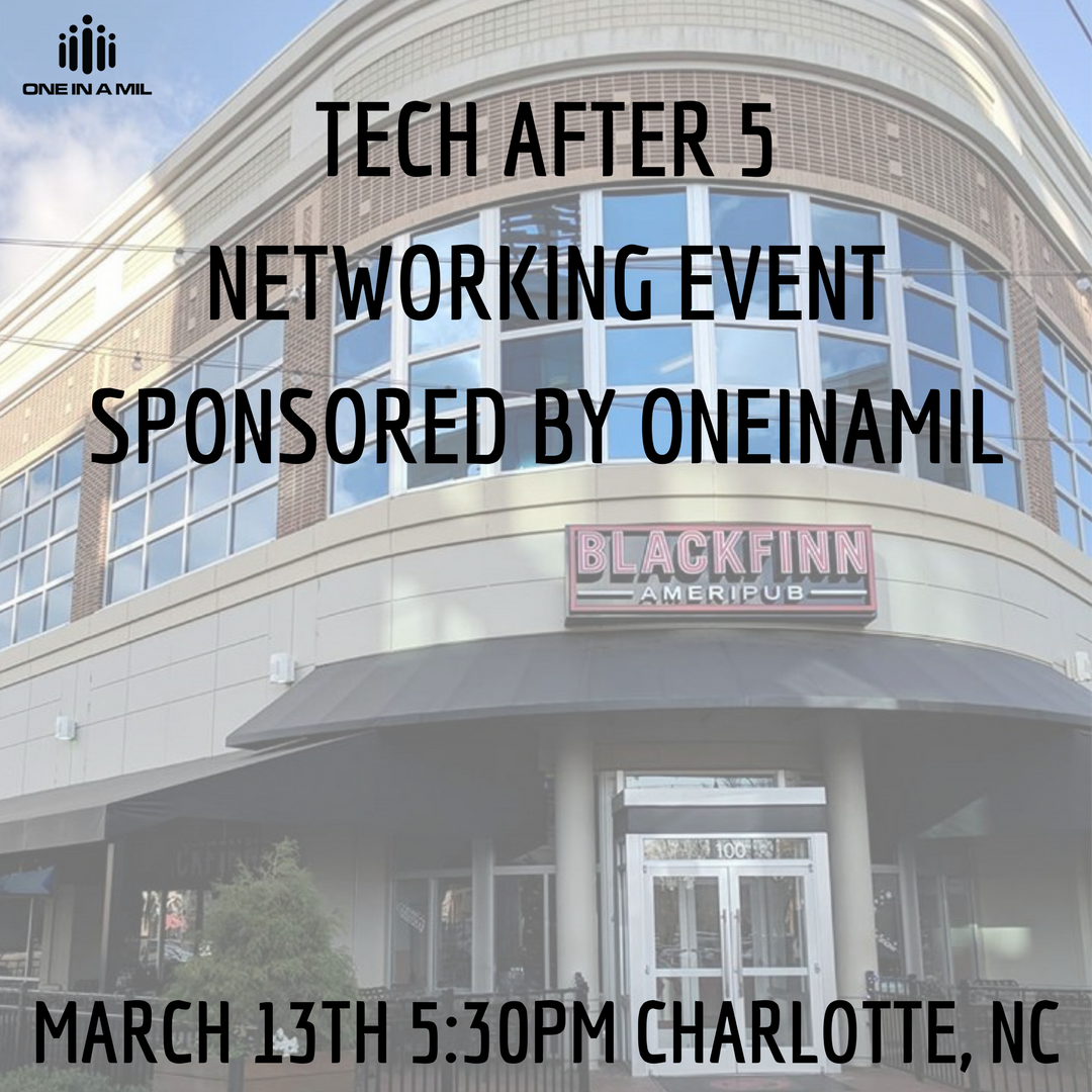 OneinaMilCHS's tweet photo. Sign up & come see us this Tuesday!!
https://t.co/oX4RtKAV0A
#oneinamil #charlotte #charlottenc #technology #computerscience #networking #beer #hiring #applytoday #talentacquisition #hr #ta5clt #techafter5 #charlottetech #clt #softwaredeveloper #softwareengineer #giveaway https://t.co/uKngalZBD8