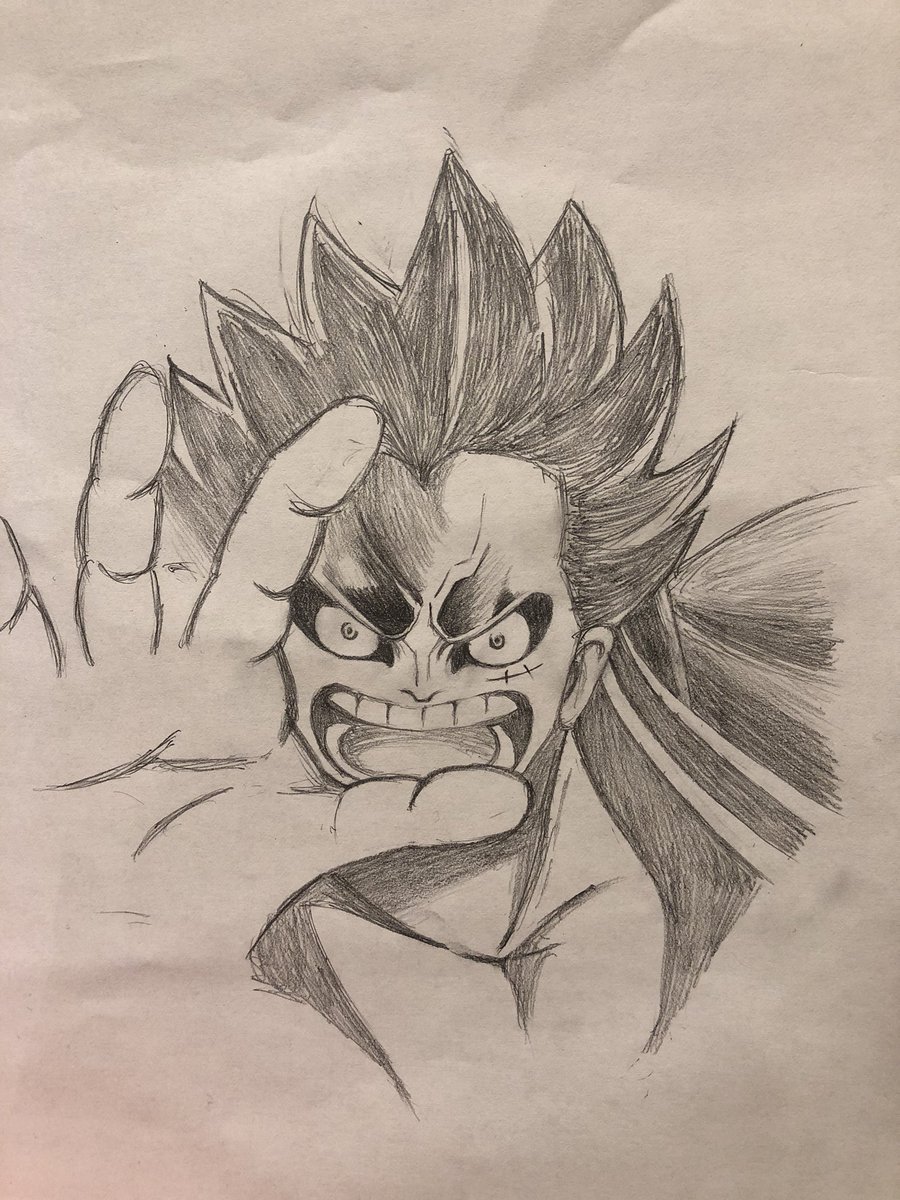 MARVEL4556's tweet photo. 久しぶりに描いてみました。
ギアフォース・ルフィです。 https://t.co/1iS8ZRH0aQ