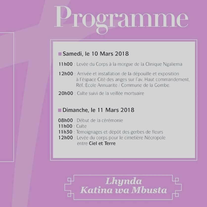 Her name was Lhynda, she was 31 years old and was buried today in Kinshasa, Congo. She didn’t survive the wounds inflected on her by her husband couple of days ago. Retweet for all  domestic abusers to see the extent of the damages they cause. The lives they destroy for nothing.