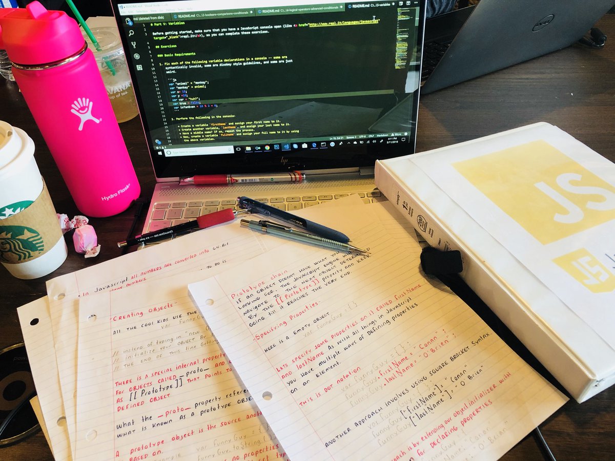 javascriptjoey's tweet photo. Yeah I take notes lots of notes , I don’t know any other way to learn #gamedev #gamedevelopment #coding #fullstack #javascript #javascriptandchill #nodejs #mongodb #javascriptdeveloper #nerd #nerdlife #spacex https://t.co/y5KFQOCyax