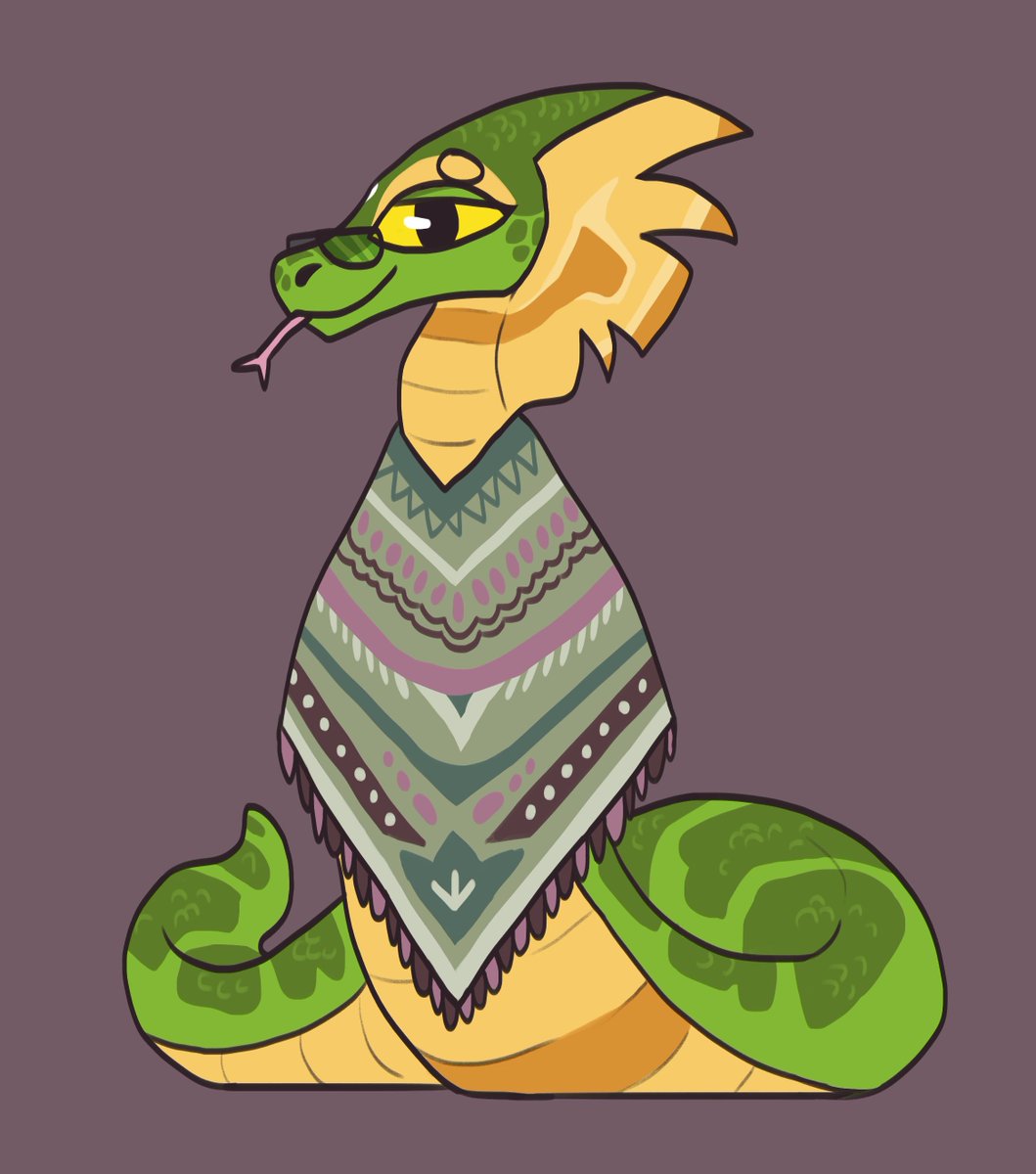 HissyCobraLady's tweet photo. Rocking the poncho thanks to @Bberneri! Time for desert adventures! https://t.co/xYyJpvPfNx