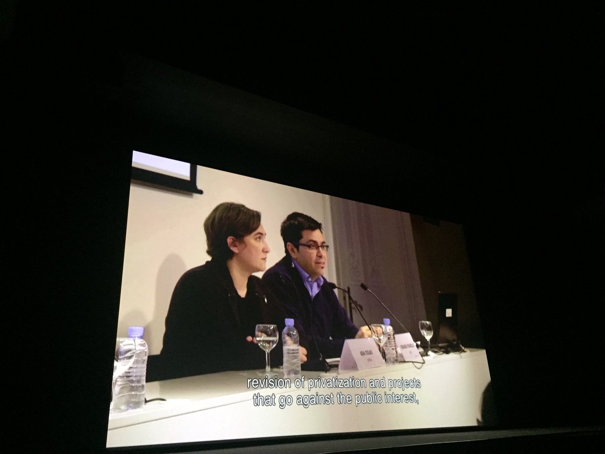 Europe in 2018 needs a lot of inspiration like #Alcadessa #AdaForMayor <a href="/bcnencomu/">Barcelona En Comú</a> by @paufaus - great closing film of the 10th #Budapest #Architecture #Film Days