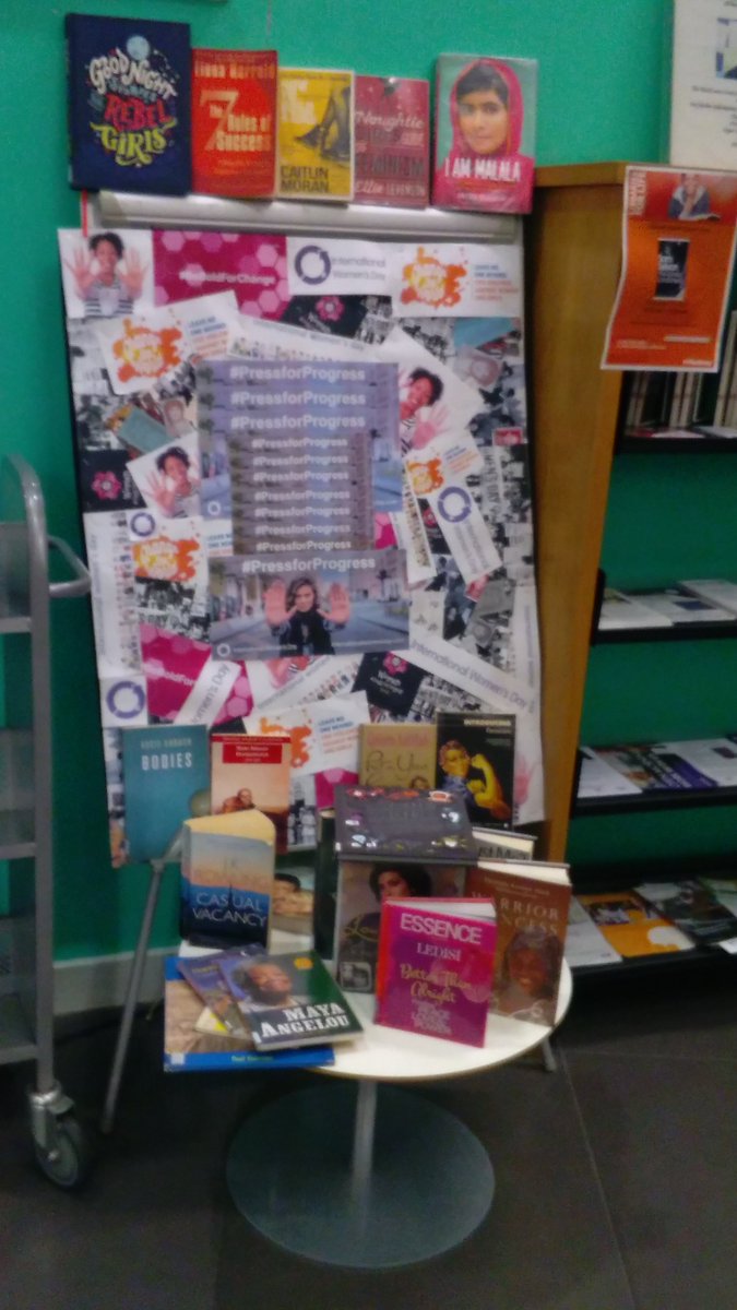 hackneylibs's tweet photo. International Womens Day at #ClaptonLibrary. It's time press the button and move forward. https://t.co/Qu8Jtx2I7o