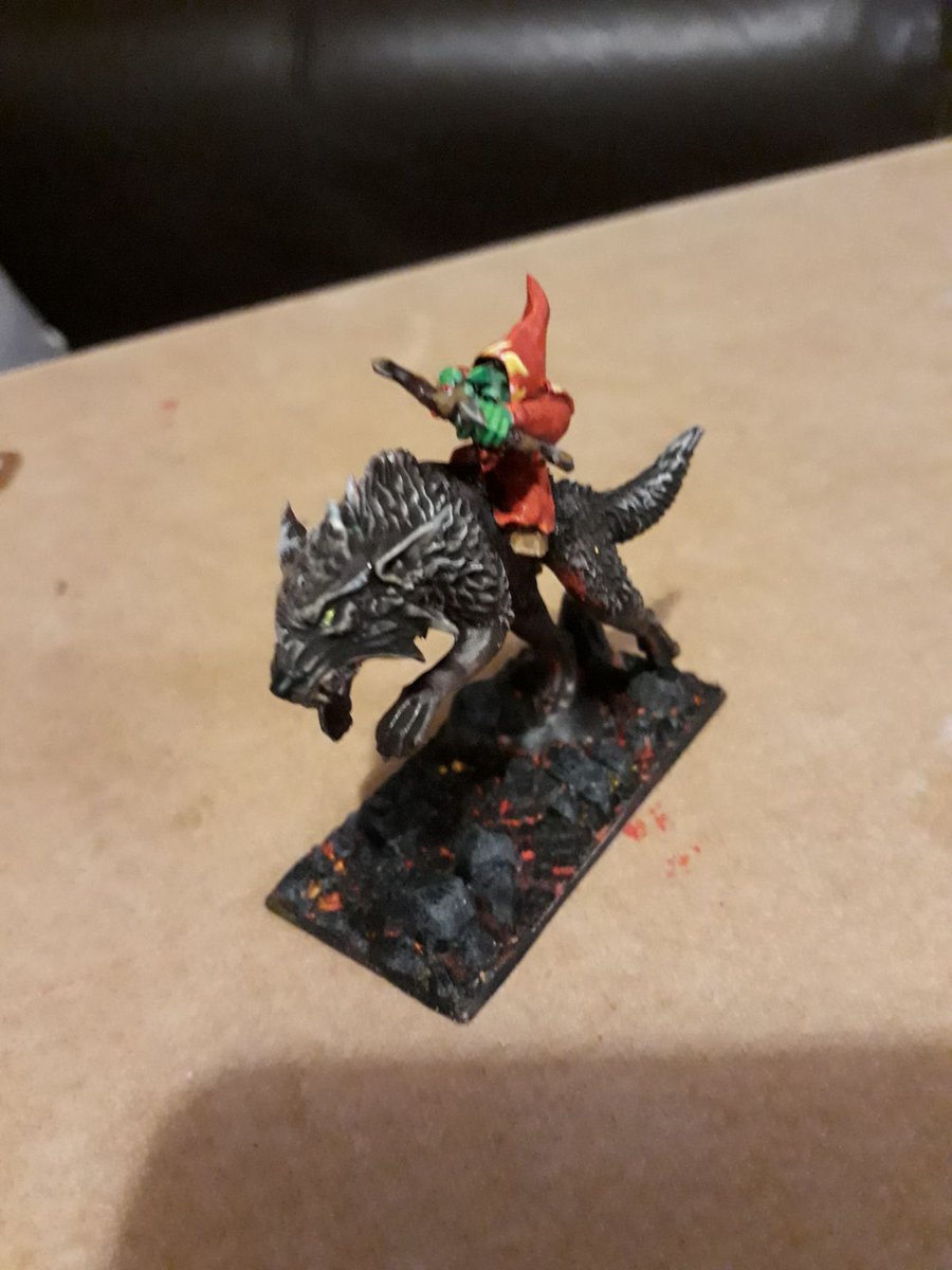 warlocks_tower's tweet photo. Just completed these 2 hob goblin wold riders on Warlocks Tower bases https://t.co/xVsnrr13IZ
