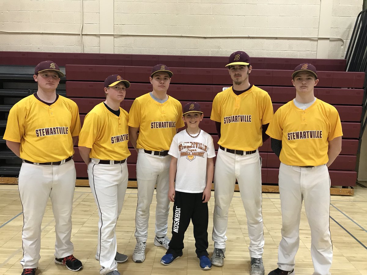 stewiebaseball's tweet photo. Our Tiger Tough player of the night for 3-4th Grade Winter Baseball Academy is Beau Johnson.  He earned a varsity hat.  Well done Beau!! https://t.co/uOWW1tCCXm