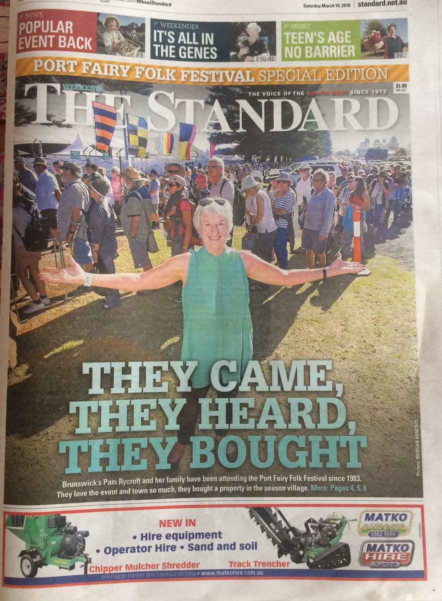 LachyFranklin's tweet photo. With all the long-weekend happenings around the region, surely @WboolStandard can do better than “Rich Baby-Boomer buys Holiday House” as its front-page story on a Saturday?! #notnews https://t.co/ISahkYJHzA