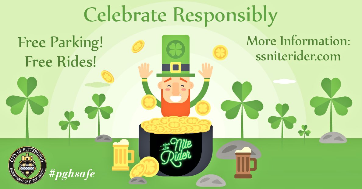 PghPublicSafety's tweet photo. Plan for a safe St. Patrick’s Day. Don’t drink and drive! https://t.co/MaDgkaxDJu