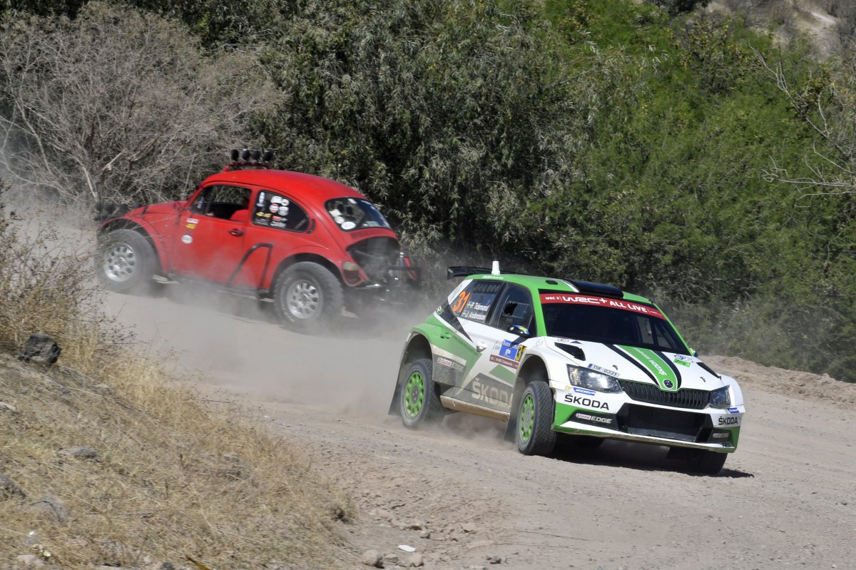 ⏱ #WRC #RallyMexico 🇲🇽 Stage wins in the #WRC2 category:

DRIVERS
17 - Pontus #Tidemand
5 - Kalle #Rovanperä

MANUFACTURERS
22 - #ŠKODA
0 - Others