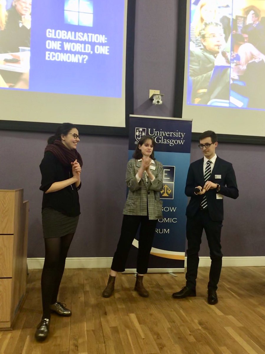 G_EconomicForum's tweet photo. Our coordinators wrapping up #GEF18 We would like to thank all of our speakers, attendees and organisers, who all have contributed to the great success of Glasgow Economic Forum 2018 https://t.co/6JDtU6500K
