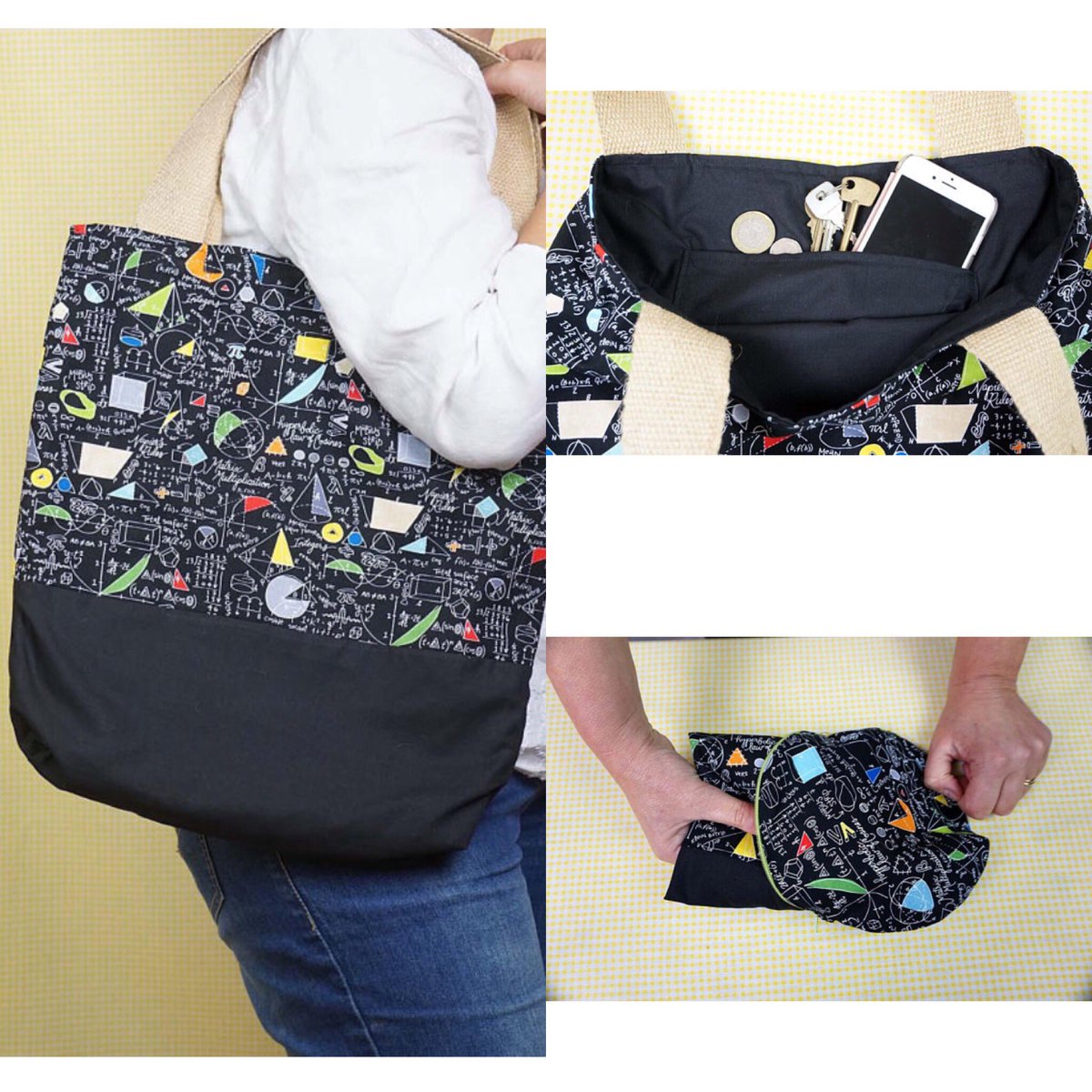 ZebraMingo's tweet photo. #CraftHourRT #maths #fan ? #handmade #standout #tote (fits in its own pouch till needed) https://t.co/mlTaVbGrjW #etsy #etsymnt #mathschallenge #mathsconfidence #maths #ShopSmall #shopindie #sunday https://t.co/oycyIuelB1