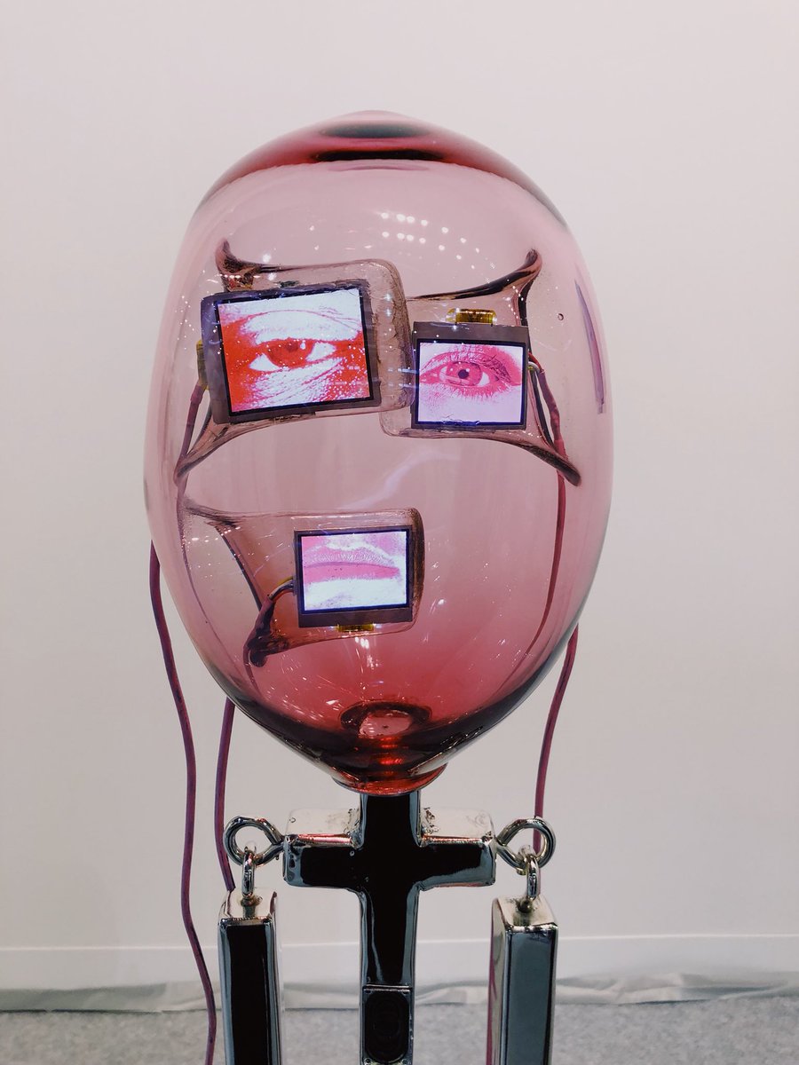 mitlistarts's tweet photo. Spotted another #ListArtist at @thearmoryshow. Tony Oursler is also in Before Projection: Video Sculpture 1974-1995. Don’t miss his work. In Cambridge? Stop by our galleries until 6 PM tonight to see Oursler’s work. #beforeprojection #tonyoursler #armoryshow #mitlistarts https://t.co/jsWHs84KWP