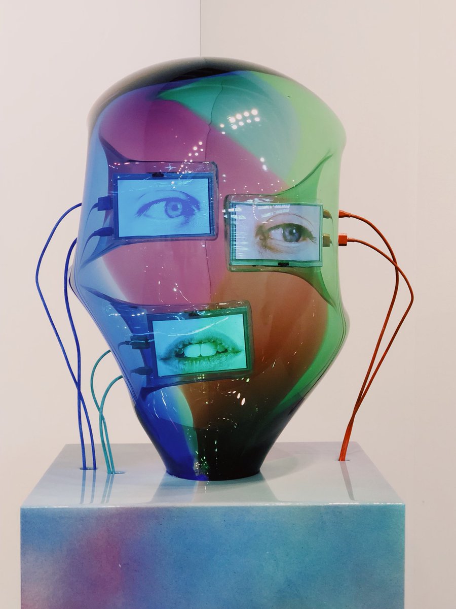 mitlistarts's tweet photo. Spotted another #ListArtist at @thearmoryshow. Tony Oursler is also in Before Projection: Video Sculpture 1974-1995. Don’t miss his work. In Cambridge? Stop by our galleries until 6 PM tonight to see Oursler’s work. #beforeprojection #tonyoursler #armoryshow #mitlistarts https://t.co/jsWHs84KWP