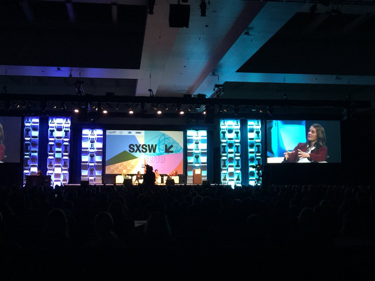 aTunkel's tweet photo. getting #women economic means and voice are critical enablers for #change; coming together as a group creates exponential power - @melindagates #sxsw #APCOSXSW https://t.co/RAXSoSXtHq