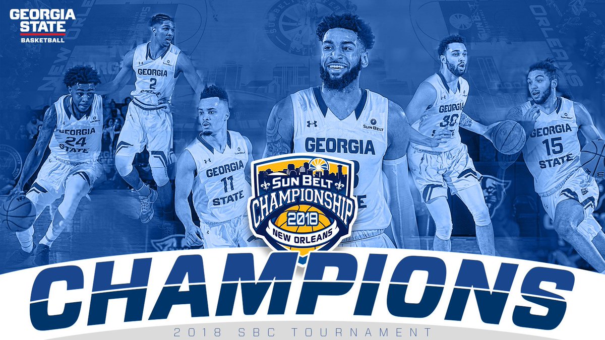 GSU_MBasketball's tweet photo. Dancing again...

🏆🏆

@marchmadness https://t.co/XWmtYtXnjK