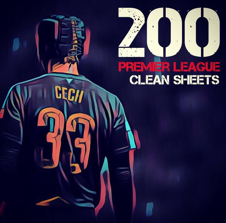 justkeepers's tweet photo. Congratulations to @PetrCech 

2️⃣0️⃣0️⃣ ⛔️ 

One of the very best goalkeepers to grace the Premier League #Cech #Cech200 #PetrCech https://t.co/zhI47XXmC3