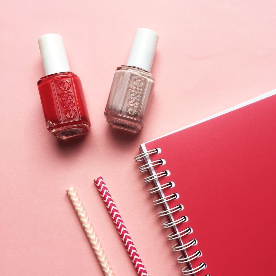 essie's tweet photo. we love a good color combo! this pairing is no exception. how would you wear #reallyred and #gogogeisha together? photo: @lacoquetard https://t.co/Ia515ws6iW