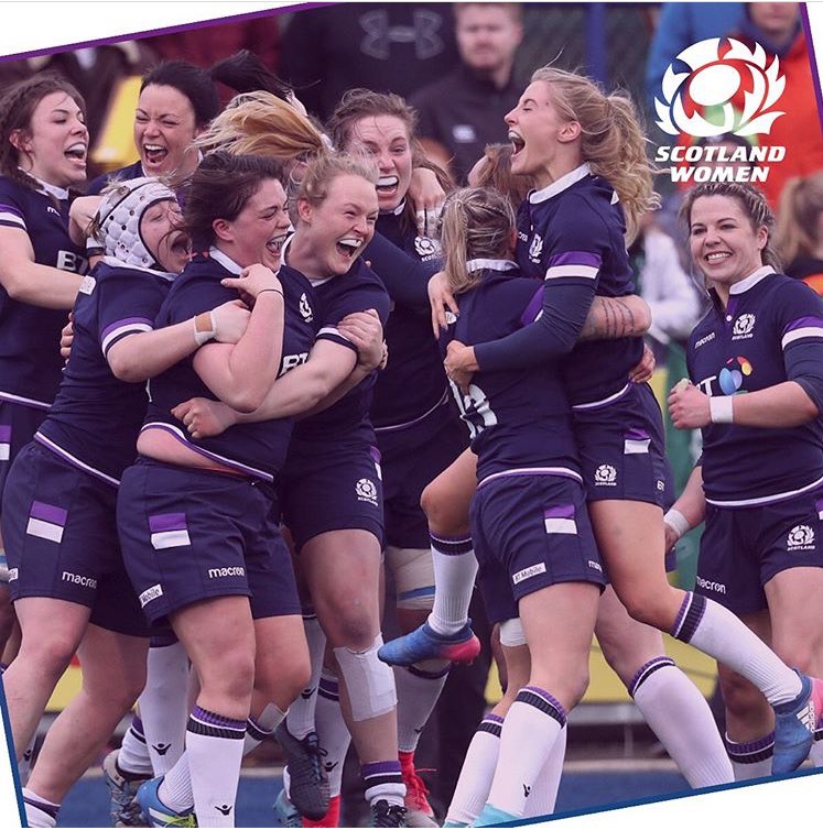 Shorty10x's tweet photo. Think it’s safe to say we’re a wee bit happy with that one ☺️ massively physical game against Ireland, first away win in 12 years...we’ll take that #asone #rugby #sixnations https://t.co/IbduY299pt