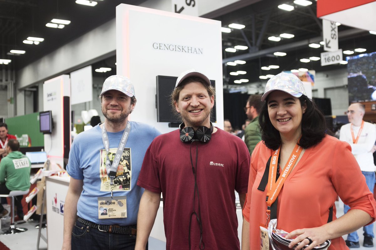 bymaddyness's tweet photo. Art et réalité virtuelle, avec @Gengiskhan_Prod au #SXSW 2018 🎬 Ou la volonté de donner une âme à la VR ... 

#frenchtech #virtualreality #tech #art #startup #cinema #production #VR https://t.co/cWgiym5NEz
