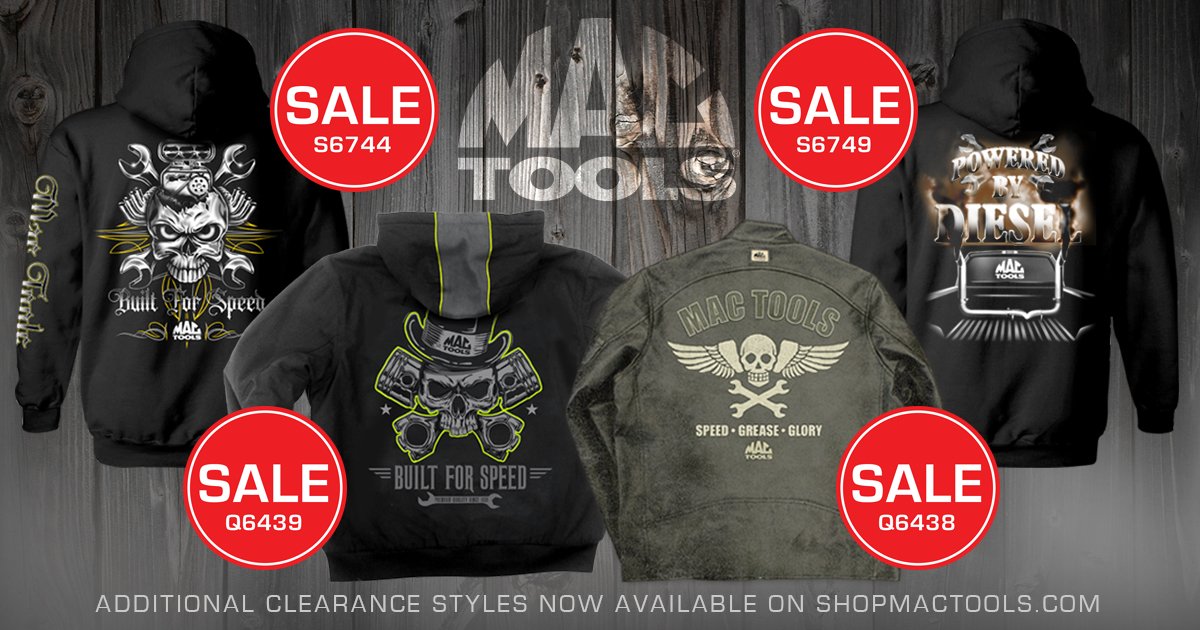 MacTools38's tweet image. Rev up your style with our #MacToolsGear. Clearance items now available! Ask your Distributor for more information or view items here: bit.ly/2Fo4lup #SundayStyle