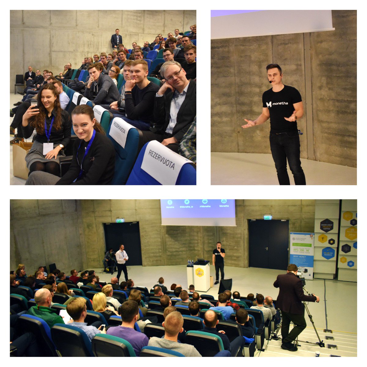 One of the attributes that Monetha has, is the scientific approach to our product development. That’s why we are working closely with universities to recruit the best upcoming talent. This time we were introducing <a href="/Monetha_io/">Monetha</a> to a wide audience of Kaunas Technology University.
