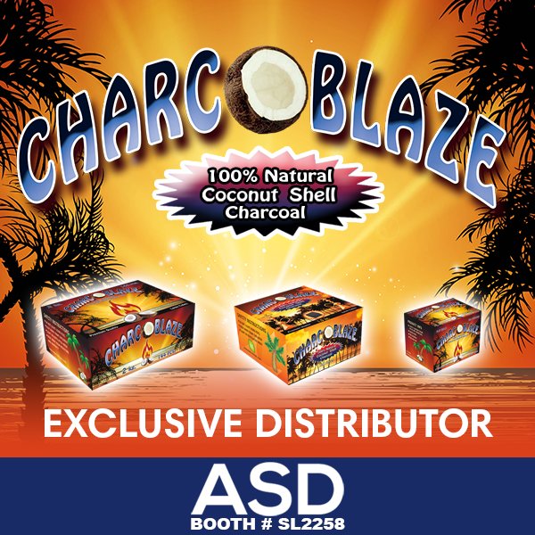 Charcoblaze's tweet photo. SPECIALS ON ALL #CHARCOBLAZE SIZES - Stop by our Booth #SL2258 at the @ASDMarketWeek in the #LasVegasConventionCenter

#CoconutCharcoal #HookahCharcoal #Hookah #Hookahs #ASDMarketWeek #ASDLV https://t.co/3F1wFvqXiG