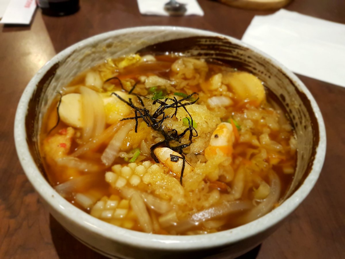hello_minhdo's tweet photo. #Seafood 🐟 udon goodness last night @Sakura Island in #Waterloo. https://t.co/hGhYObmYa9
