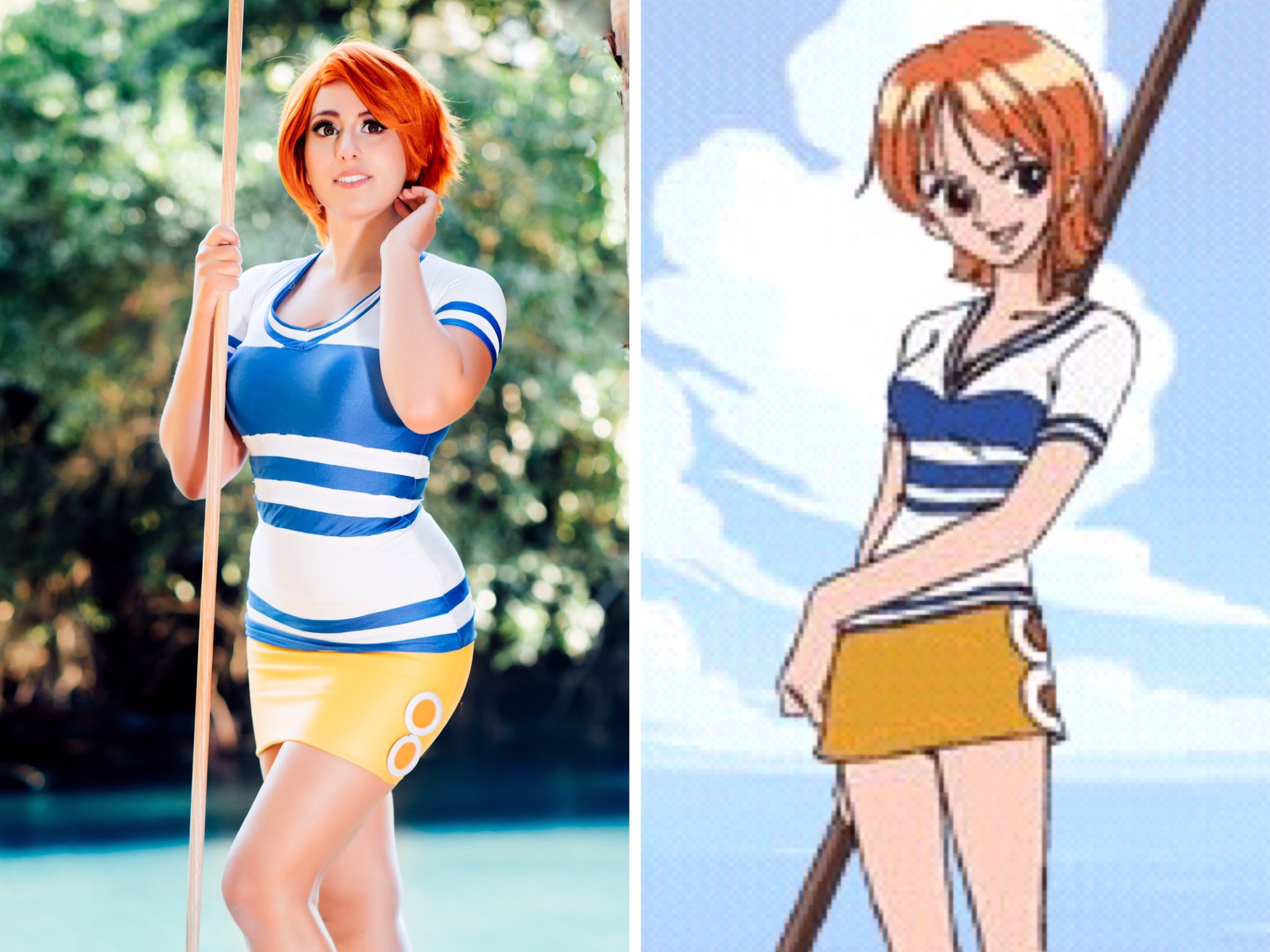 One Piece Nami Outfits Pre Timeskip Cosplay