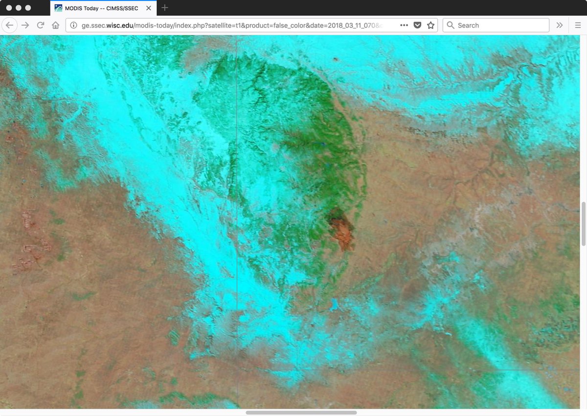 CIMSS_Satellite's tweet photo. Nearly 3 months after the start of the #LegionLakeFire in the Black Hills of South Dakota, the fire burn scar is still evident on 250-meter resolution Terra #MODIS false-color and true-color imagery today https://t.co/yhdgczhz8x @NWSRapidCity https://t.co/4DDZbmWM9e