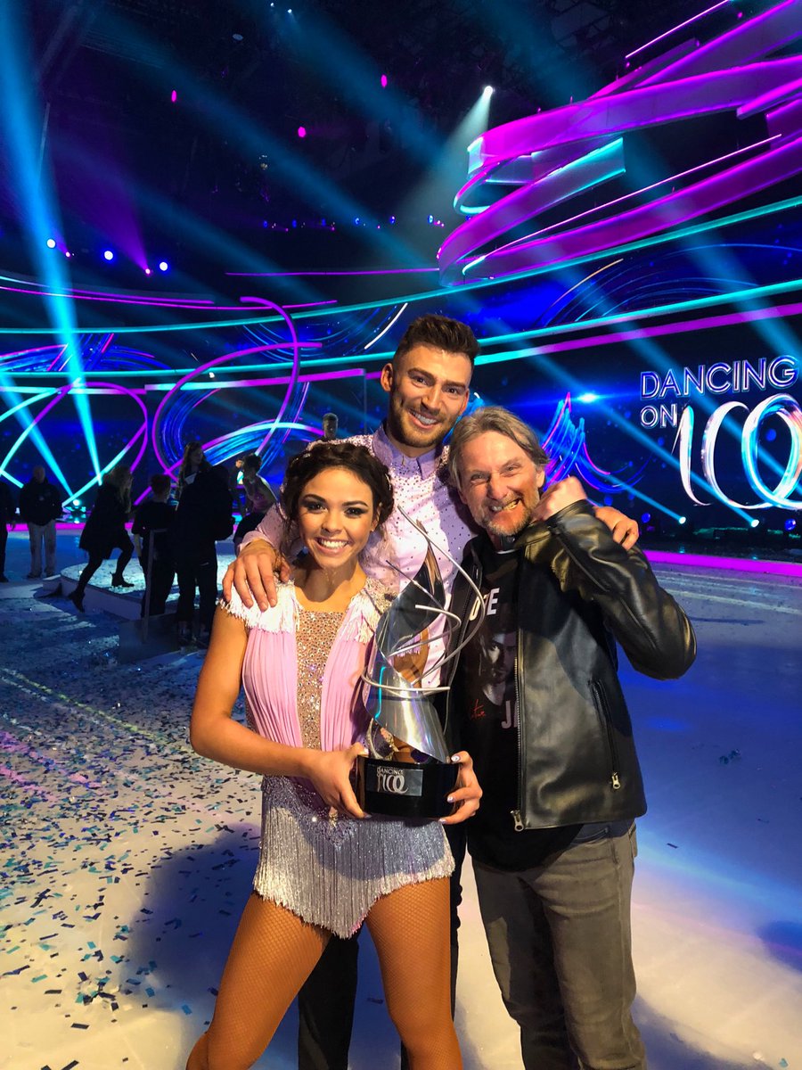 I think <a href="/carlfogarty/">FOGGY   MBE</a> is a bit pleased that @JakeQuickenden was crowned DOI champion. We are such proud future in laws. What a fabulous achievement jake and Vanessa. #champion ⛸🏆