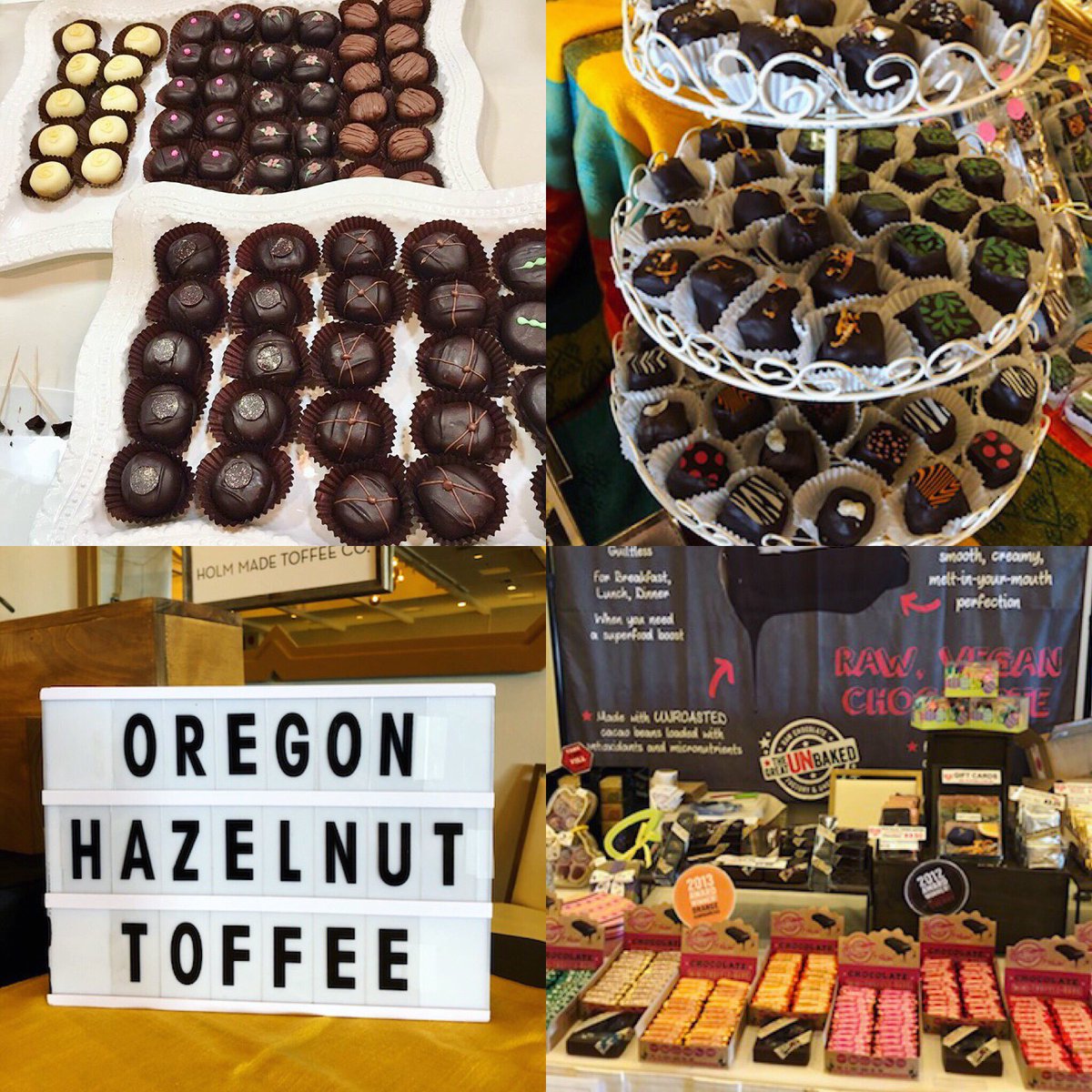 OregonChocolate's tweet photo. Just a few more hours left to indulge in some of the best #chocolate on the west coast! #orchocofest https://t.co/5ApQyMY5Vc