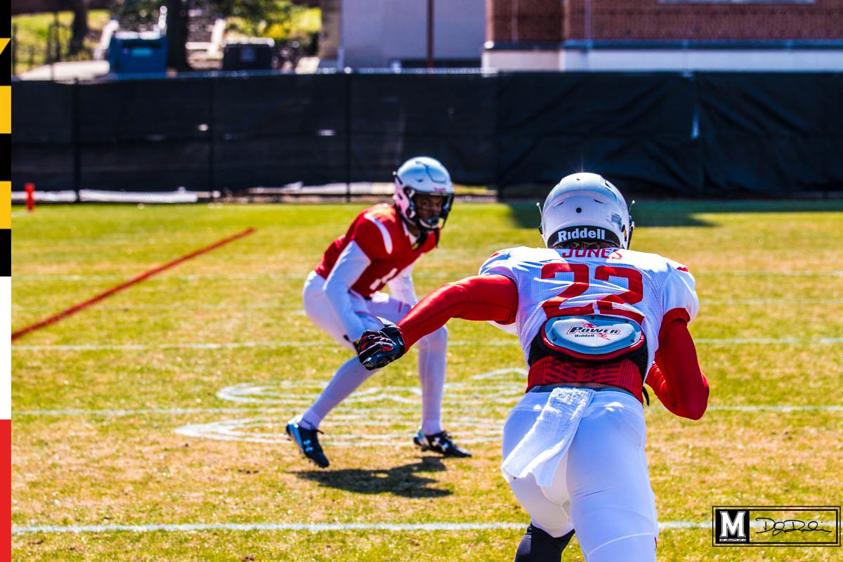 TerpsFootball's tweet photo. Practice 4 #BOOM https://t.co/U9aP66yjcY