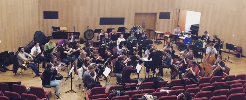 RHULOrchestras's tweet photo. We’re one step closer to concert day - 16 hours of combined work over two days! Our intensive weekend consisted of sectionals, full orchestra rehearsals, and meeting potential orchestral scholars - a very full few days for everyone involved! https://t.co/wJJkvQo7zC