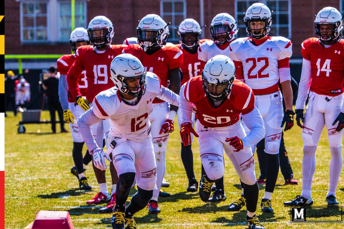 TerpsFootball's tweet photo. Practice 4 #BOOM https://t.co/U9aP66yjcY