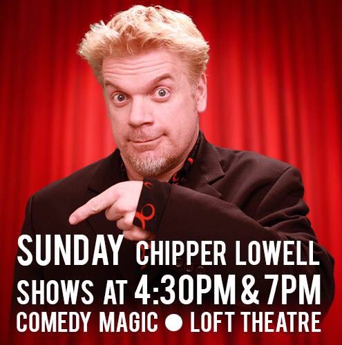 thelofttahoe's tweet photo. SUNDAY FUNDAY - Magic Fusion offering two shows today. 4;30 PM / 7PM. Chipper Lowell headlines his award-winning comedy + magic show today at The LOFT. Book in advance and SAVE $5. https://t.co/MlO1cpMgrI #comedymagic #thelofttahoe #SundayFunday #tahoesouth #magicfusion https://t.co/dgSfm7huDT