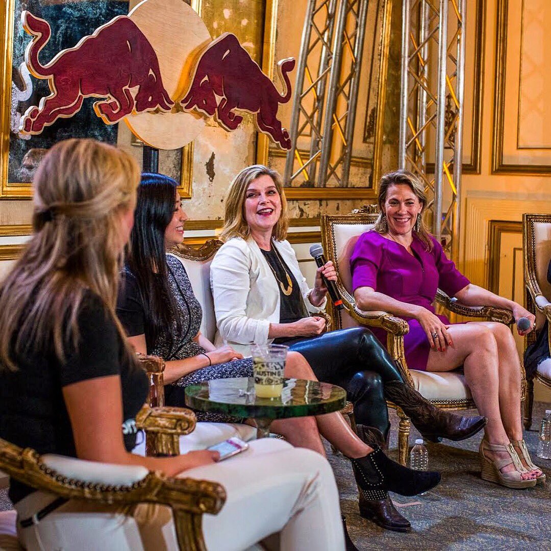 lisacarmenwang's tweet photo. amazing way to wrap up #sxsw after a weekend of mentoring at the #redbulllaunchinstitute w leaders breaking gender barriers @SheWorx https://t.co/J7wtNbYCpn